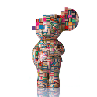 Illustration for article titled Sculptures Built From Skateboards And Made Like Japan's Buddha Statues